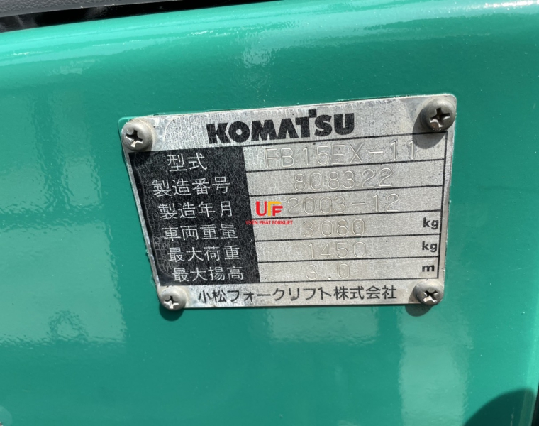 Xe nâng điện komatsu